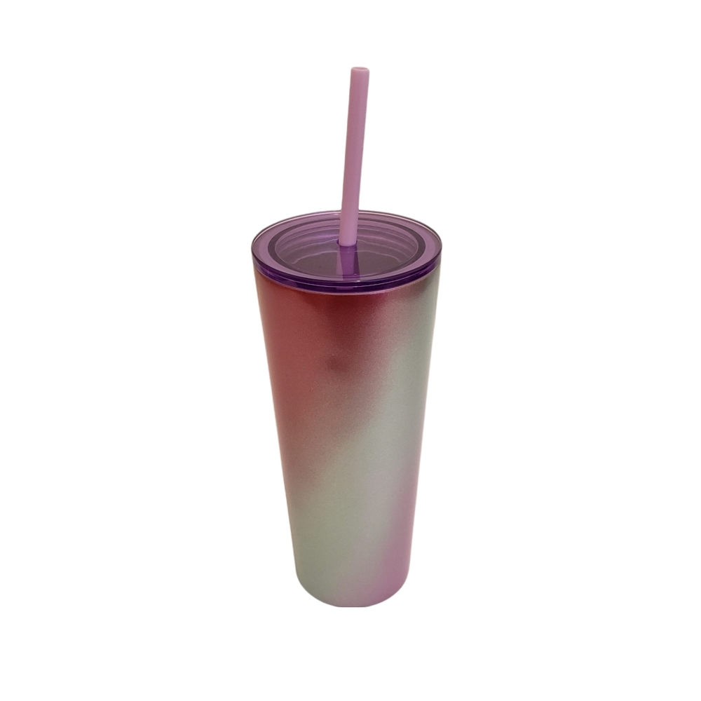 Starbucks Stainless Steel Ombre Holiday 2021 Tumbler 16 oz NWT Grande Purple - Picture 4 of 6